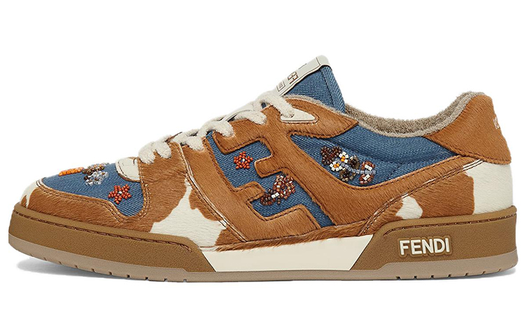 Fendi Match 'Cow Print Denim'