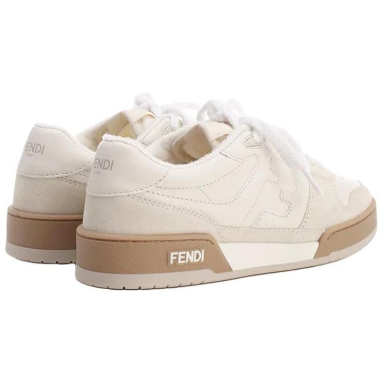 Shop 芬迪Match白米色篮球鞋 7E1493-AHH2-F1FHS