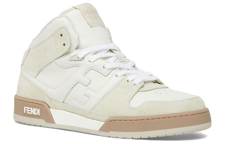 Fendi Match 'White Leather Low Top' 圖 3