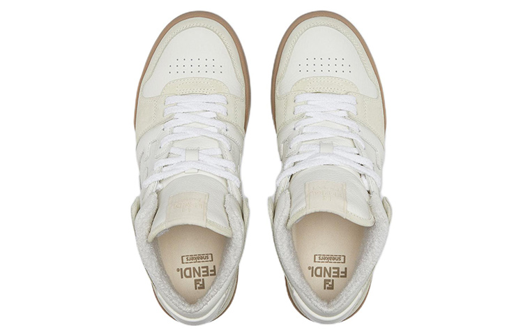 Fendi Match 'White Leather Low Top' 圖 4
