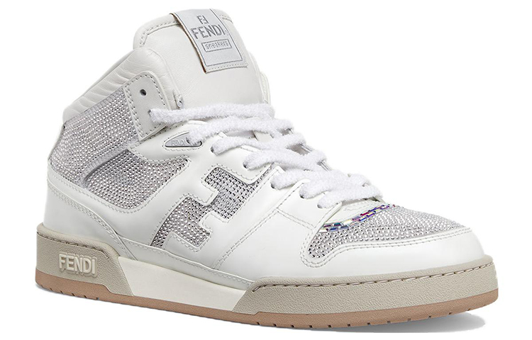 Fendi Match High 'Embossed Pattern White' 圖 2