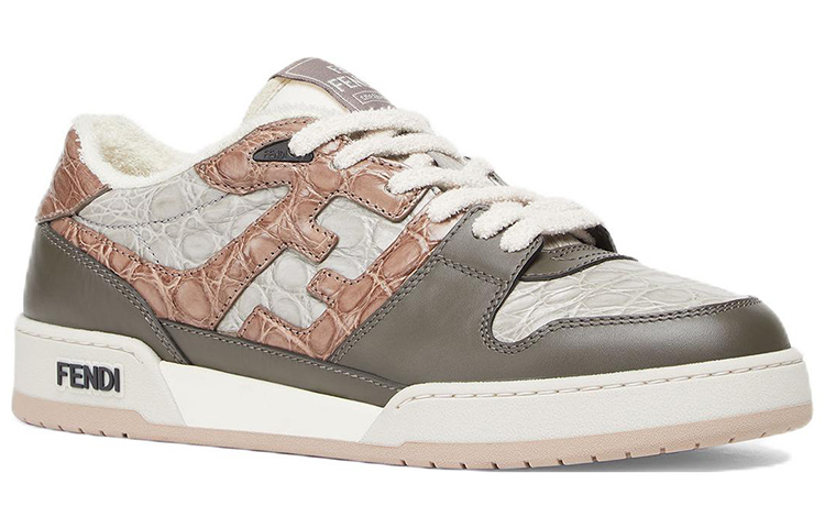Fendi Match Low 'Grey Leather' 圖 3