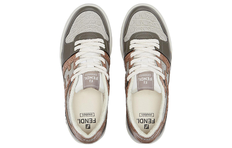 Fendi Match Low 'Grey Leather' 圖 4