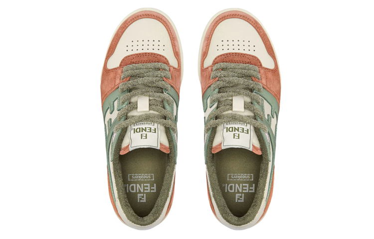 Fendi Match Low 'White Orange Green' 圖 4