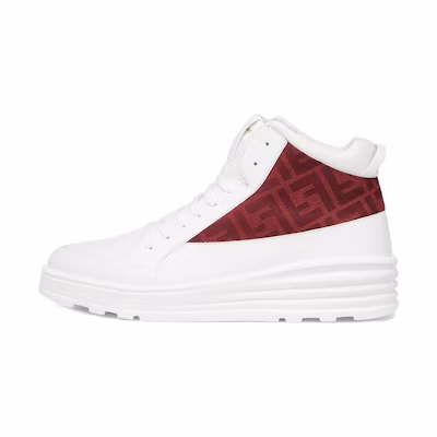 Fendi Mid-Top Fashion Sneaker 'White Red'
