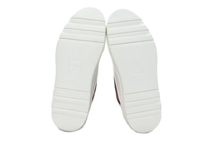 Fendi Mid-Top Fashion Sneaker 'White Red' 圖 5