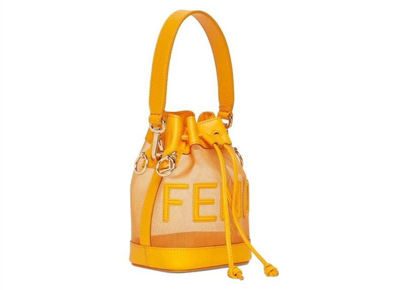 Fendi Mini Mon Tresor Bucket Bag Orange