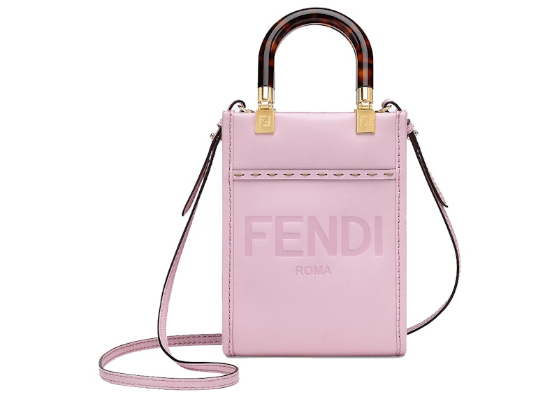 Fendi Mini Sunshine Shopper Pink