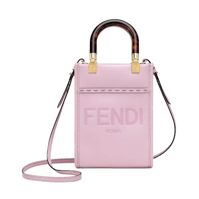 Fendi Mini Sunshine Shopper Pink