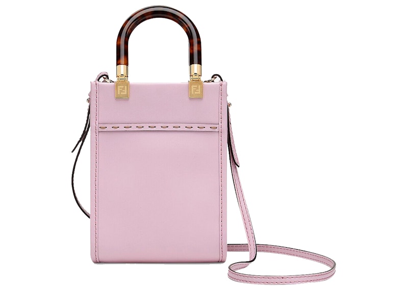 Order Fendi Mini Sunshine Shopper Merah Jambu