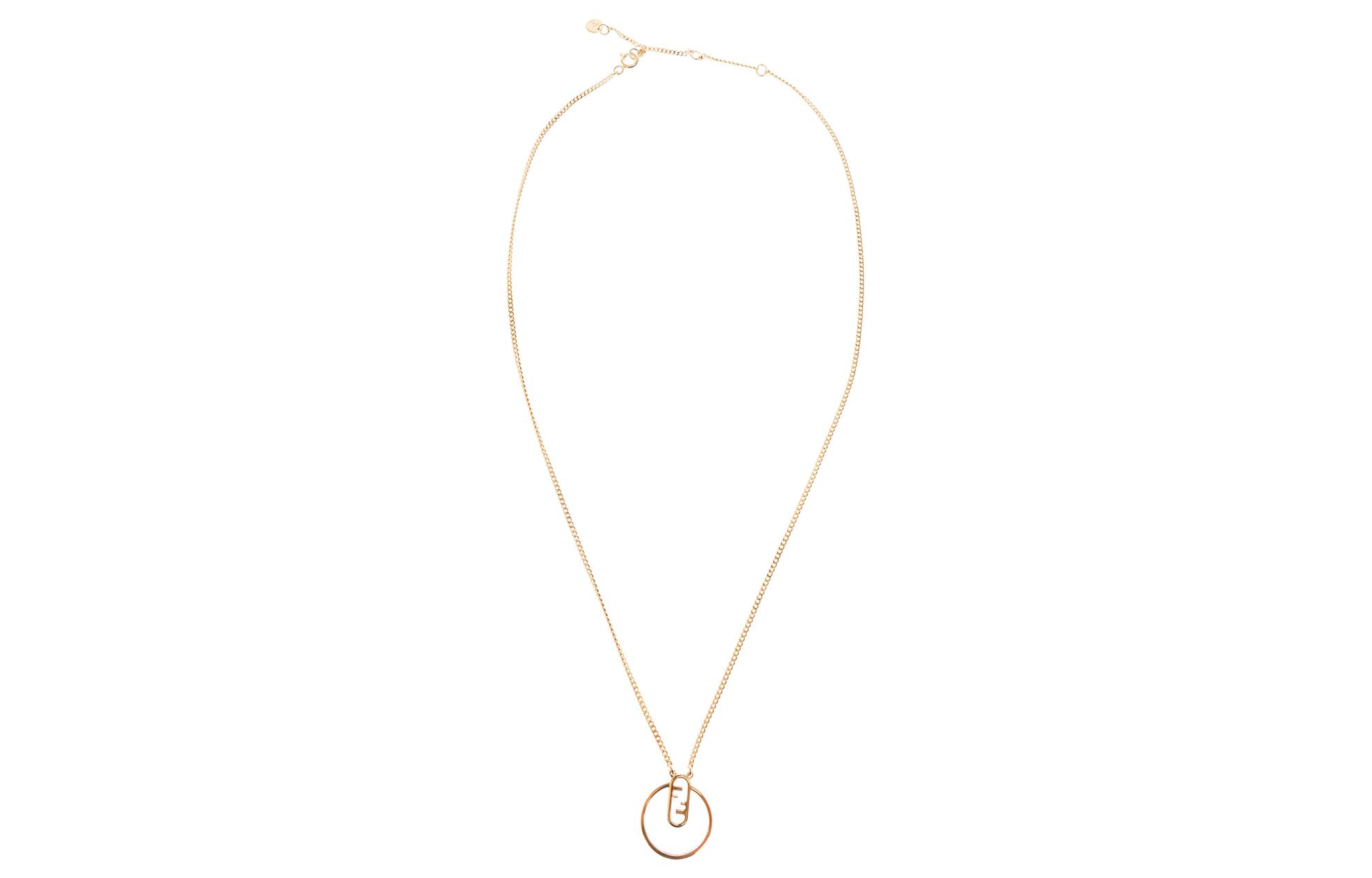 FENDI Minimalist Casual Necklace Yellow Brass. 8AH544WN5F1HES 圖 3