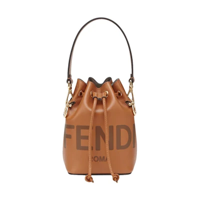 Fendi Mon Tresor Brown Leather Mini-Bag Brown