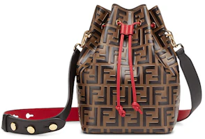 Fendi Mon Tresor Embossed FF Brown Fendi Mon Tresor Embossed FF Brown