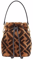 Fendi Mon Tresor Mini-Bag In Brown Sheepskin Brown Fendi Mon Tresor Mini-Bag In Brown Sheepskin Brown