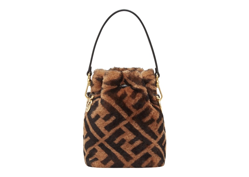 Order Fendi Mon Tresor Beg Mini Dalam Kulit Domba Coklat