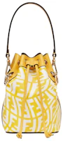 Fendi Mon Tresor Shoulder Bag Small Yellow Fendi Mon Tresor Shoulder Bag Small Yellow