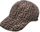 Buy FENDI Monogram Printed Polyester Baseball Cap Unisex. FXQ825AH7UF15B6
