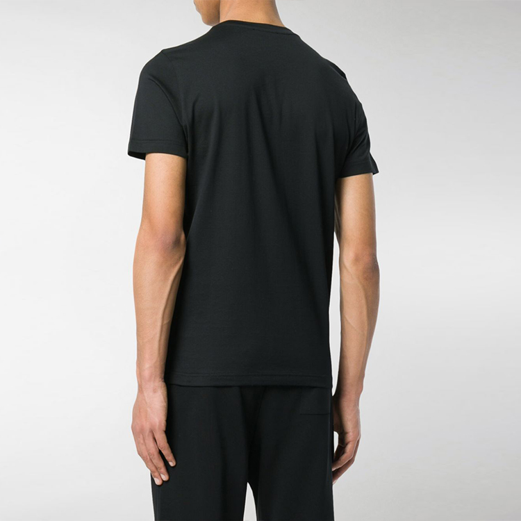 Purchase FENDI 怪獸眼睛圖案黑色短袖T恤 FAF511A2UZF0GME