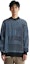 Shop FENDI Multicolour Jacquard Yarn Crewneck Striped Sweater Navy Blue Wear FAE549APPDF1Z85