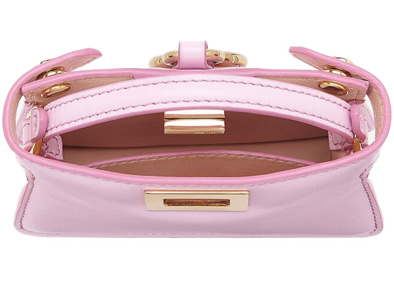 Lookbook Beg Talisman Rantai Silang Fendi Nano Peekaboo Lilac