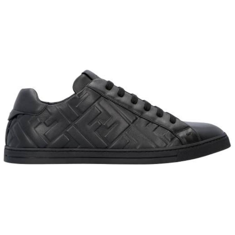 Fendi Nappa Leather Low '3D Macro FF - Black' 圖 2