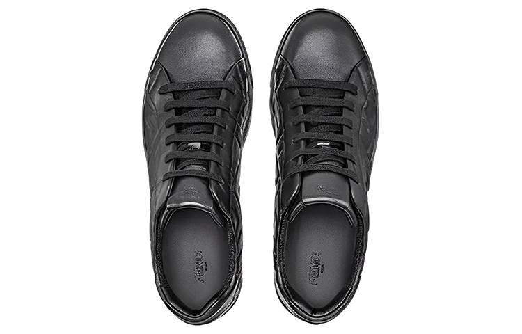 Fendi Nappa Leather Low '3D Macro FF - Black' 圖 4