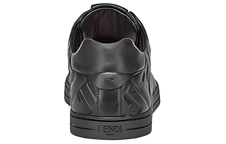 Fendi Nappa Leather Low '3D Macro FF - Black' 圖 5