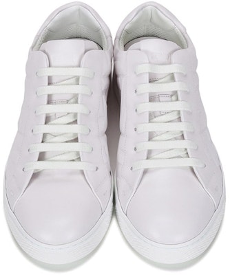 Fendi 纳帕皮3D Macro FF白色低帮鞋 7E1374-ABNS-F16HF Shop Fendi 纳帕皮3D Macro FF白色低帮鞋 7E1374-ABNS-F16HF