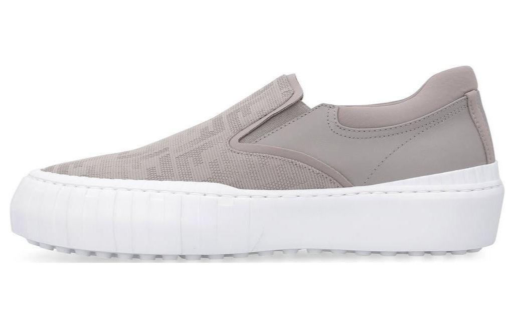 Fendi Nylon Slip-On Sneakers 'Grey' 7E1454AD77F1FGU
