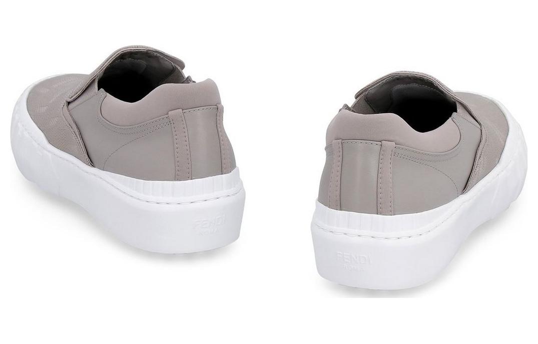 Shop Sneakers Slip-On in Nylon Fendi ''Grigio'' 7E1454AD77F1FGU