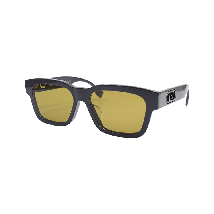 FENDI O'Lock  Rectangular Sunglasses - Casual Business Style. FE40107F-20J