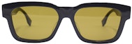 Lookbook FENDI O'Lock Rectangular Sunglasses - Casual Business Style. FE40107F-20J