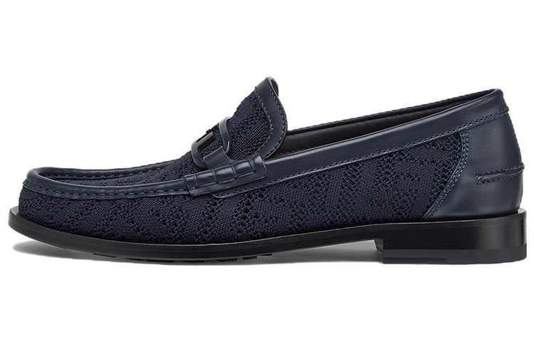 Fendi O'Lock Fabric and Enamel Metal Slip-On 'Blue' 7D1610A7MYF1LQ0