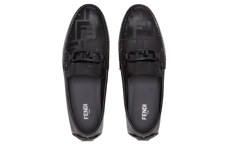 Fendi O'Lock Loafer 'Black Leather' 圖 4