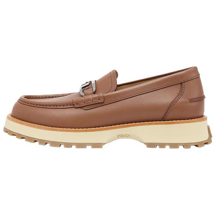 Fendi O'Lock Loafer 'Brown Leather'