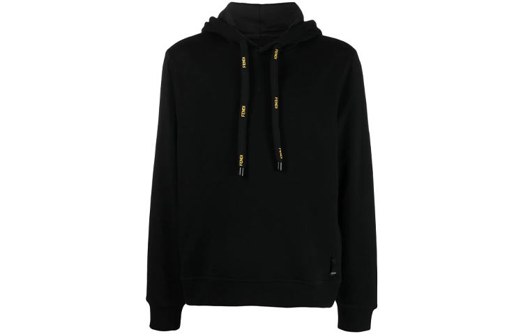 Order 芬迪黑色系绳连帽卫衣 FY0212AHC3F0QA1