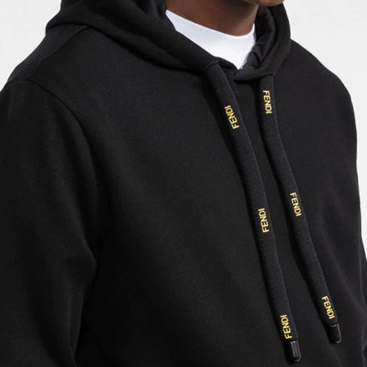 Details for 芬迪黑色系绳连帽卫衣 FY0212AHC3F0QA1