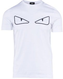 펜디 프린트 크루넥 스트레이트 컷 반팔 티셔츠 화이트. FAF532A78JF0-ZNM Order 펜디 프린트 크루넥 스트레이트 컷 반팔 티셔츠 화이트. FAF532A78JF0-ZNM