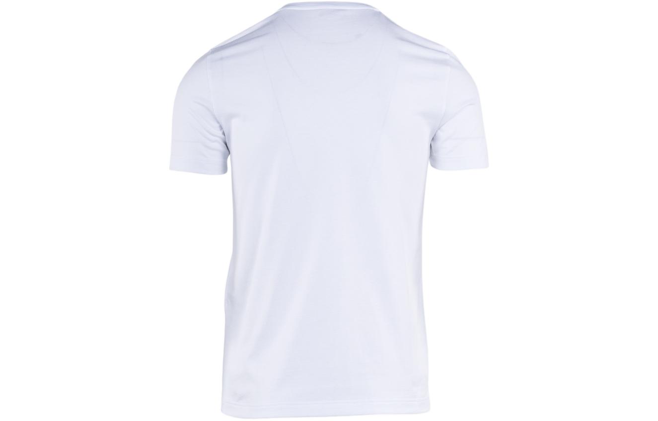 Lookbook 펜디 프린트 크루넥 스트레이트 컷 반팔 티셔츠 화이트. FAF532A78JF0-ZNM