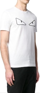 펜디 프린트 크루넥 스트레이트 컷 반팔 티셔츠 화이트. FAF532A78JF0-ZNM Shop 펜디 프린트 크루넥 스트레이트 컷 반팔 티셔츠 화이트. FAF532A78JF0-ZNM