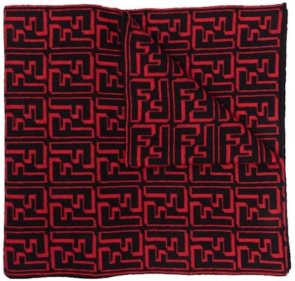 芬迪红色字母印花时尚保暖针织围巾男女适用 FXS124ALGSF0RP9 Shop 芬迪红色字母印花时尚保暖针织围巾男女适用 FXS124ALGSF0RP9