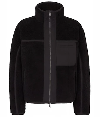 Fendi Reversible Contrast Panel Jacket - Black FW1112AI6BF0QA1 Buy Fendi Reversible Contrast Panel Jacket - Black FW1112AI6BF0QA1