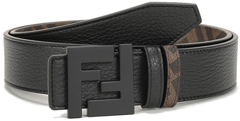 FENDI Reversible FF Monogram Leather Belt Black/Brown 3.5cm 7C0432AEU9F148A Lookbook FENDI Reversible FF Monogram Leather Belt Black/Brown 3.5cm 7C0432AEU9F148A