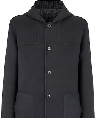 FENDI Reversible Mid-Length Hooded Coat Gray for Men. FF0249AHBTF0MYM Purchase FENDI Reversible Mid-Length Hooded Coat Gray for Men. FF0249AHBTF0MYM
