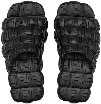 Fendi Rubber Fashion Sandal 'Cloud Wide Strap Black' 7X1573AMFGF0QA1 Shop Fendi Rubber Fashion Sandal 'Cloud Wide Strap Black' 7X1573AMFGF0QA1