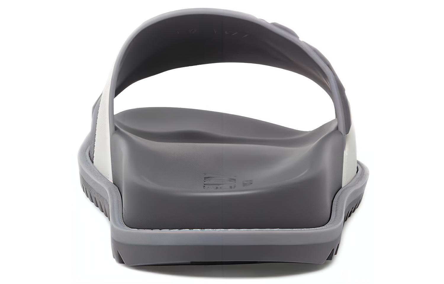 Fendi Rubber Flat Round Toe Slide 'Grey' 圖 5