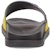 Selipar Fendi Rubber Fussbetts 'Embossed Diagonal FF - Kelabu Kuning' 7X1377AF5MF1DVQ