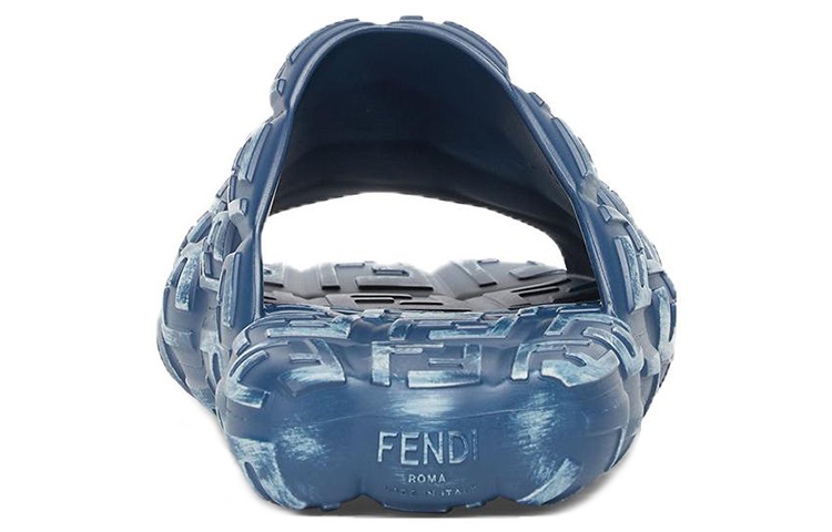 Fendi Rubber Slide 'Cloud Embossed Pattern - Blue' 圖 4