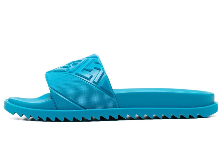 Buy Sandal Karet Fendi 'Motif FF Diagonal - Turquoise' 7X1377-ABO2-F1E4P