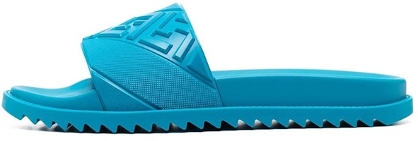 芬迪橡胶凉拖鞋 '压纹斜纹FF图案 - 绿松石色' 7X1377-ABO2-F1E4P Buy 芬迪橡胶凉拖鞋 '压纹斜纹FF图案 - 绿松石色' 7X1377-ABO2-F1E4P